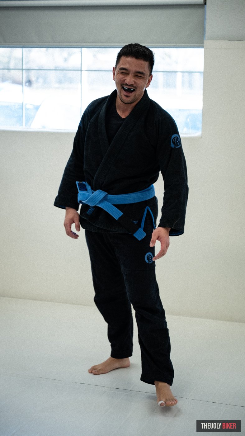BJJ blue belt portrait